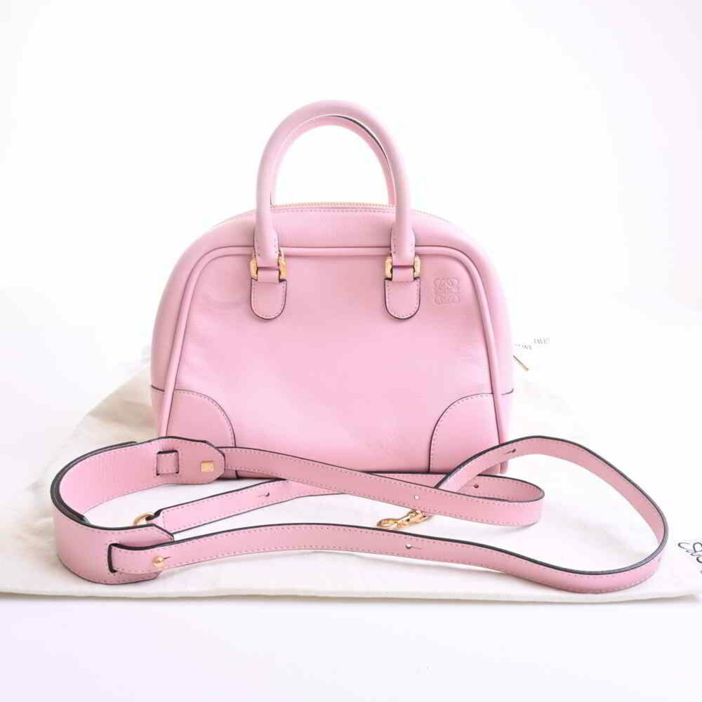LOEWE Loewe leather Amazona 75 shoulder bag pink - Picture 3 of 8